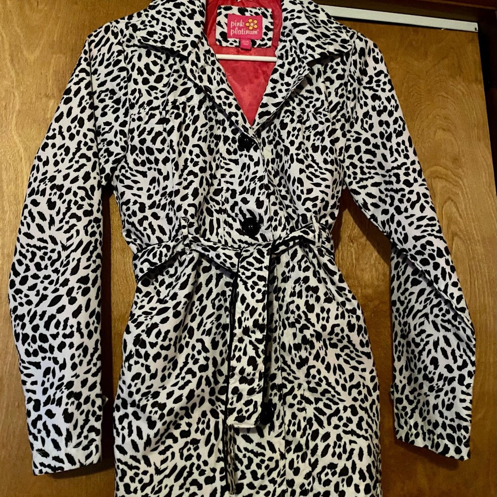 Pink Platinum Animal Print raincoat 14/16